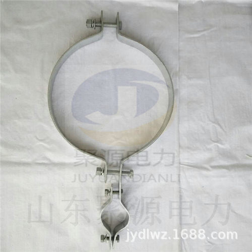 杆用电缆抱箍子母抱箍热镀锌铁件定制抱箍