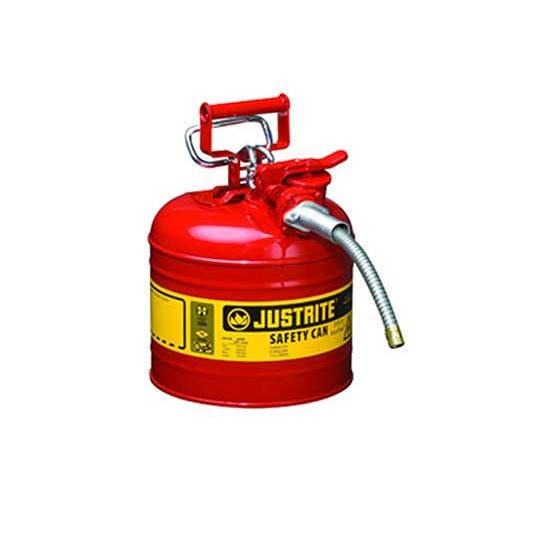JUSTRITE 7220120Z 紅色安全罐II型钢制安全罐 2加仑