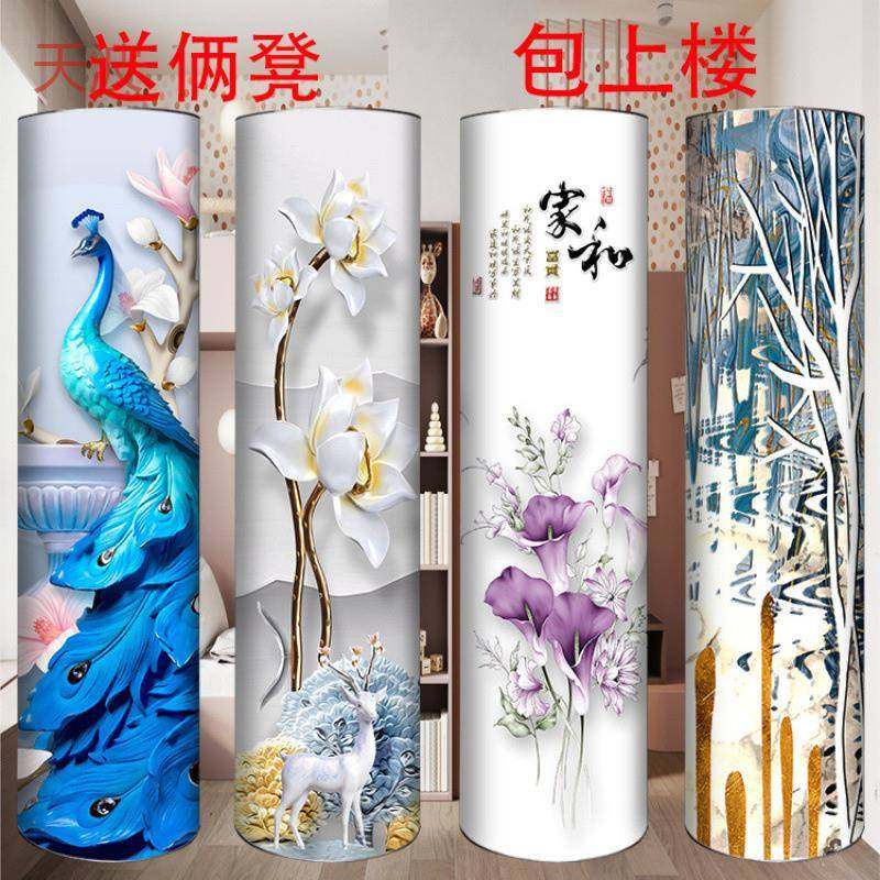 yhu圆桶形储物柜旋转鞋柜多层鞋架经济型门厅柜省空间收纳柜客厅