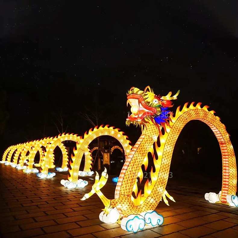 商场春节亮化 春节元宵节景区户外中国传统庙会特色民俗花灯彩灯