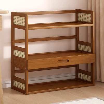 书架桌面置物架儿童书桌收纳架学生家用不占空间简易小书柜整理架