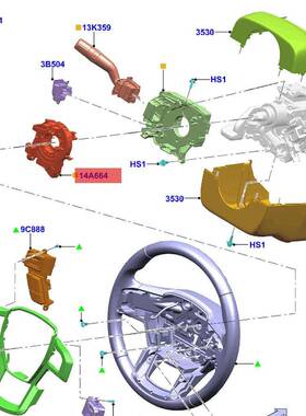 F4TZ14A664B适用福特F-150F-250F-350F53F591994