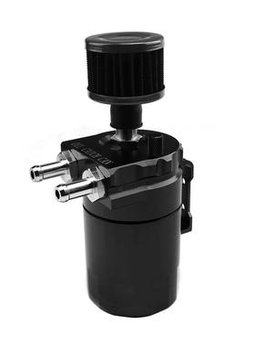 300ML带空滤机油壶透气机油壶黑色汽车改装配件通用