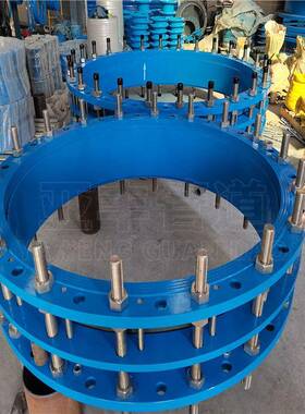 DN800双法兰松套传力接头C2F双法兰管路补偿接头墨铸铁伸缩器