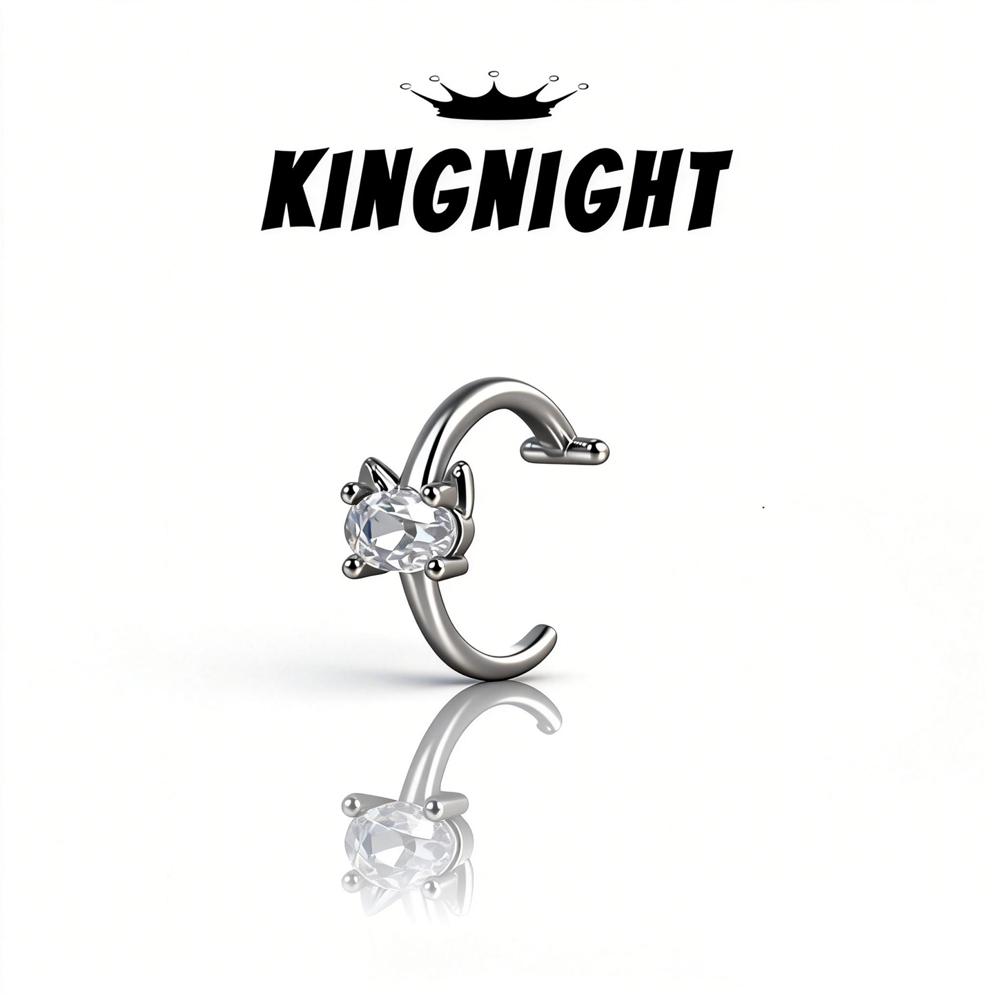 夜王 | S925纯银猫咪唇夹锆石纯银不掉色免打孔唇钉小众设计辣妹,饰品/流行首饰/时尚饰品新,唇环/唇钉,淘宝优惠券,粉丝福利购,淘宝优惠卷