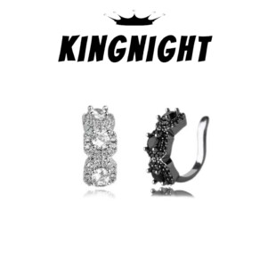 夜王 | 满钻耳骨夹无耳洞轻奢耳饰锆石耳钉欧美小众个性耳夹男