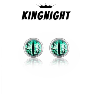 夜王 | S925银恶魔之眼耳钉男女个性耳环小众高级痞帅送生日礼物