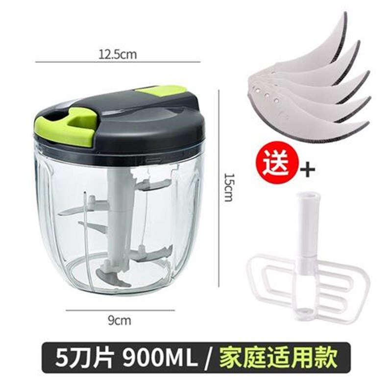 多功能绞肉d机家用手动绞菜绞馅料理机手拉式小型搅蒜器蒜泥碎菜