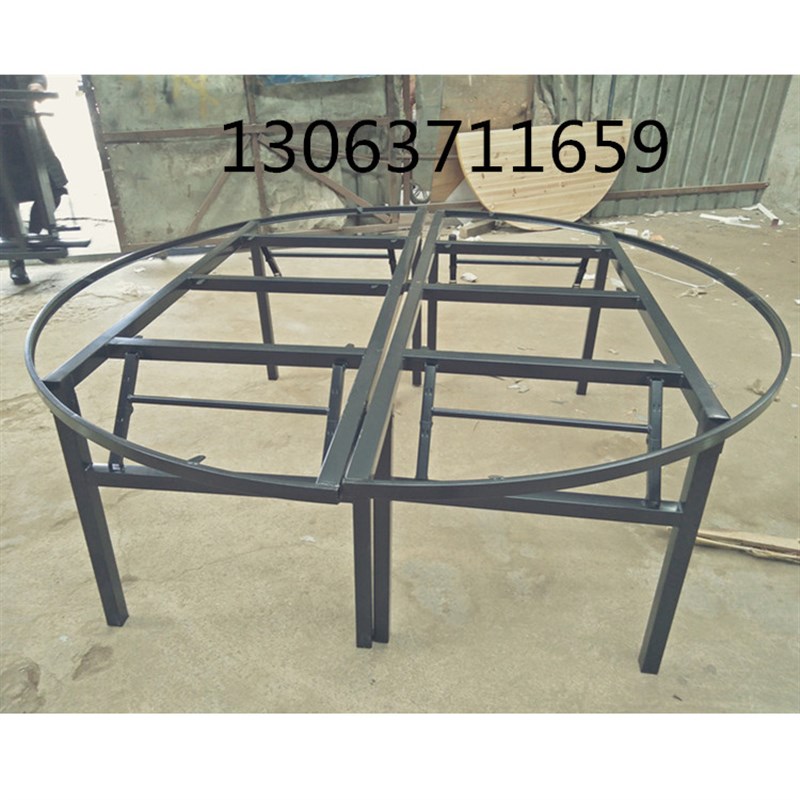 折叠桌架 酒店大圆桌方桌折叠x架餐桌腿 便携式餐桌脚 活动桌支架