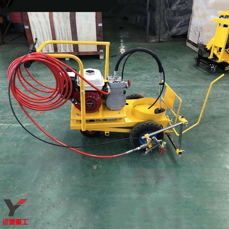 【喷涂均匀】加强型冷喷划线机 手推式停车位标线画线机现货