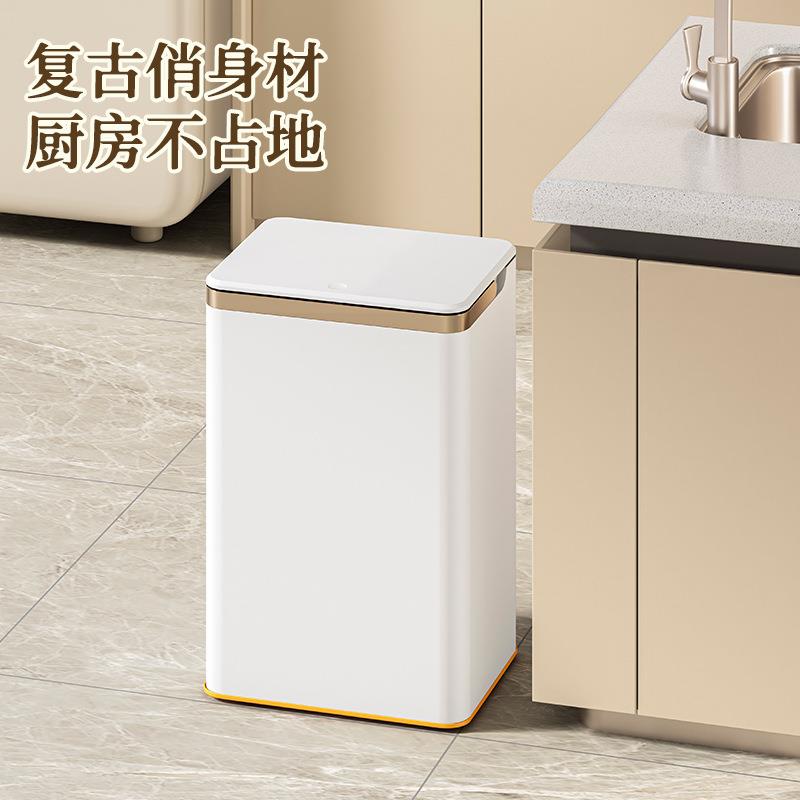 家用厨房升降垃圾桶厕所卫生间带盖纸篓客厅卧室带轮子垃圾桶