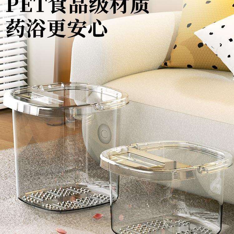 泡脚桶家用洗脚盆过小腿塑料保温洗脚桶宿舍泡脚加高厚泡脚盆