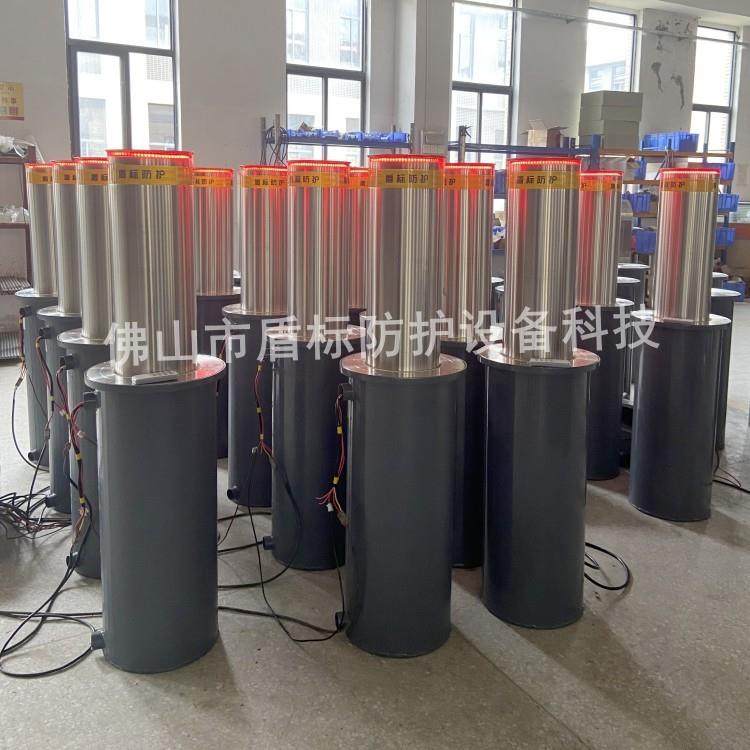 成品电动一体智能伸缩桩 液压防撞柱 道路阻拦伸降挡车路障止车柱