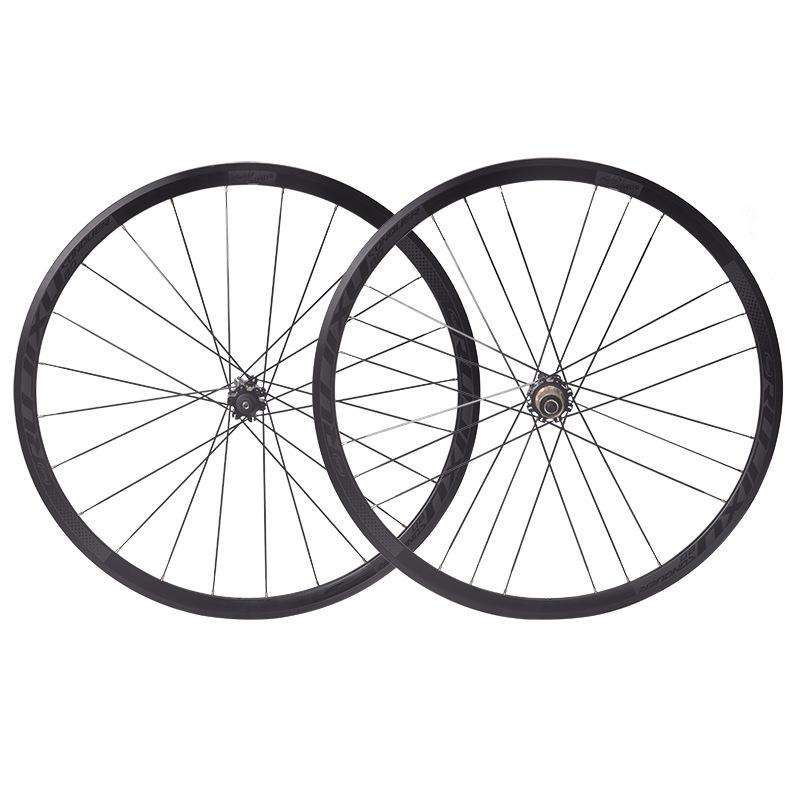 RUJIXU700C 30mm公路碟刹G3编法前二后五轴承自行车轮组