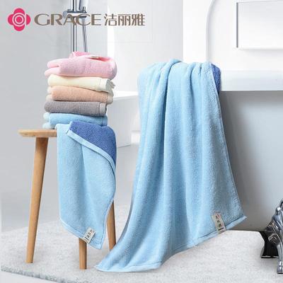 洁丽雅浴巾 纯棉柔软吸水加厚全棉浴巾可刺绣logo 洁丽雅7284