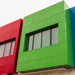 雅泰建材 铝塑板4mm8丝 高光蓝铝塑板外墙 复合铝塑板加工