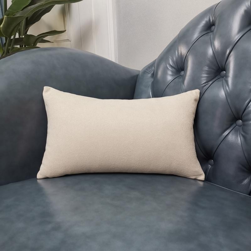 沙发靠背垫长方i形大号抱枕套客厅长型布艺靠枕靠垫套罩定做不含