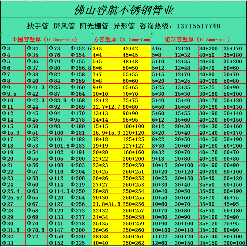 201/304镜j面不锈钢装饰方管激光316圆管矩形管折弯定制扁管加工