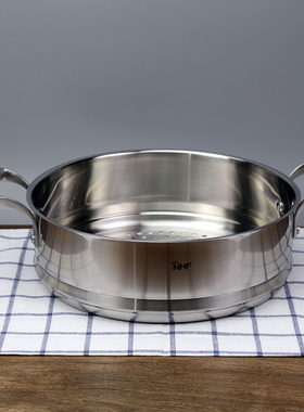 高品质18/10不锈钢蒸格 304不锈钢双耳蒸笼 蒸架 可配蒸锅24/28cm