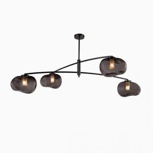 设计师款 异形镭射玻璃枝型餐厅卧室LED灯具 客厅吊灯现代创意个性