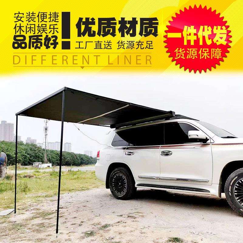 tacoma hilux revo皮卡车通用高盖可用侧边遮阳天幕侧帐遮阳帘盖