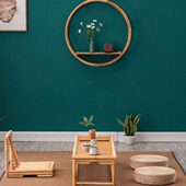 禅意地台卧室坐桌日式 榻榻米窗实木小茶几矮桌炕桌飘窗小桌子茶桌