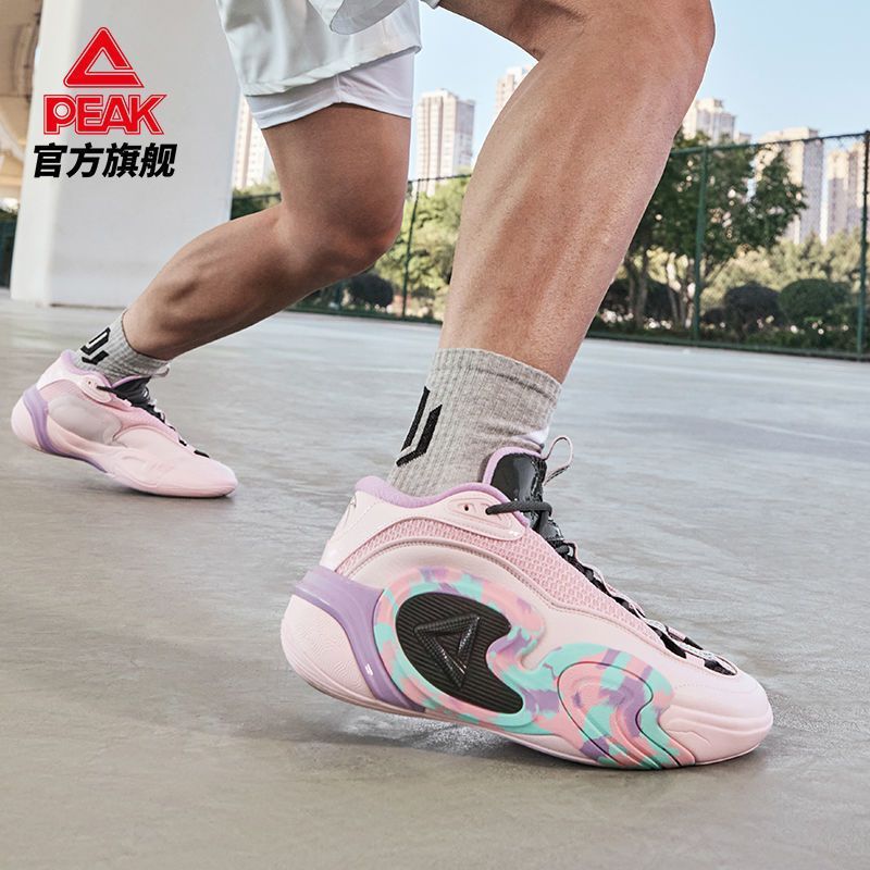 匹克袭卷态极科技实战中底篮球鞋男士外场耐磨学生低帮运动鞋缓震