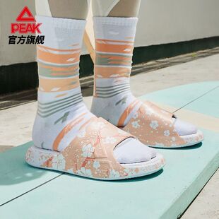 潮流舒适休闲沙滩鞋 软弹轻便凉鞋 E12138L 女新款 匹克态极运动拖鞋