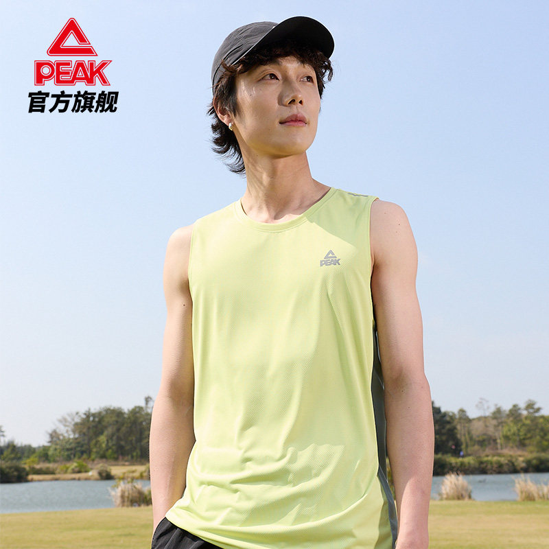 匹克运动背心男速干透气无袖健身训练跑步背心官方旗舰店正品