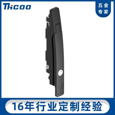 斯科锌合金电柜锁连杆锁天地锁机械设备工业风通信柜拉杆锁 A8143