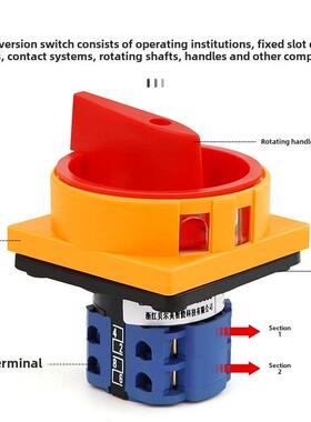 lw262gs电源切断开关转换开关旋转通断20A 25A 32A 63A 160A