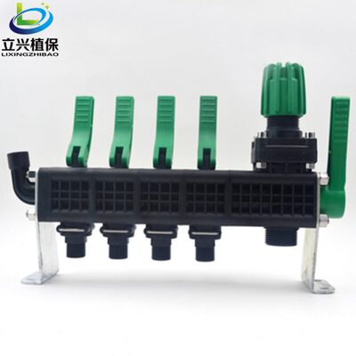 农用喷药机 打药力成四路分水器稳压调压控制阀 开关滤网高压回水