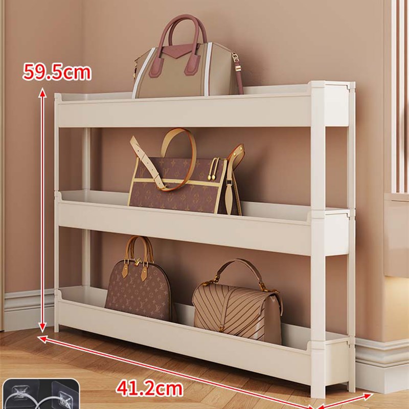 10公分8cm厨房薄柜门后置物架夹缝极窄柜窄O缝柜缝隙收纳柜夹缝柜