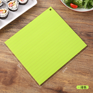 做寿司卷帘硅胶紫菜包饭团工具仿竹帘双面L糯米海苔卷专用制作神