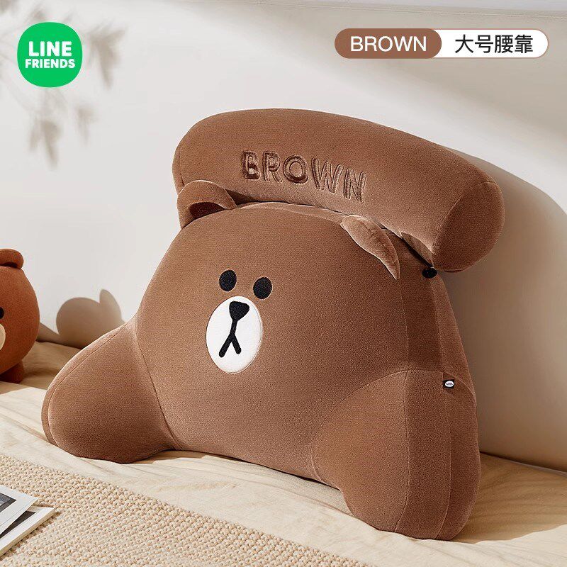 床头靠垫软包床上护腰靠枕大靠背枕沙发抱枕学生宿舍办Y公室玩手