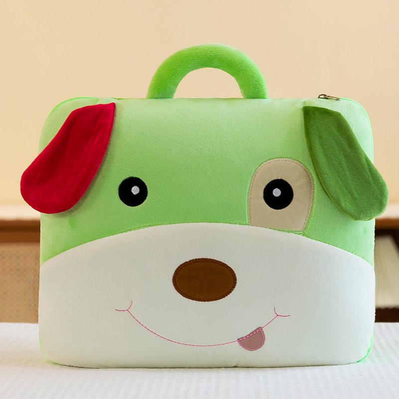 抱枕被子两e用办公室午睡小枕头卡通汽车折叠车载靠枕毯子二合一