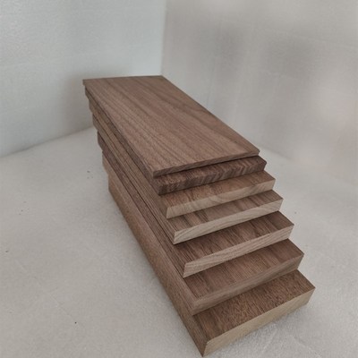 北美黑胡桃木f板 黑胡桃木料 黑胡桃实木板 薄板2厘米厚刨光料