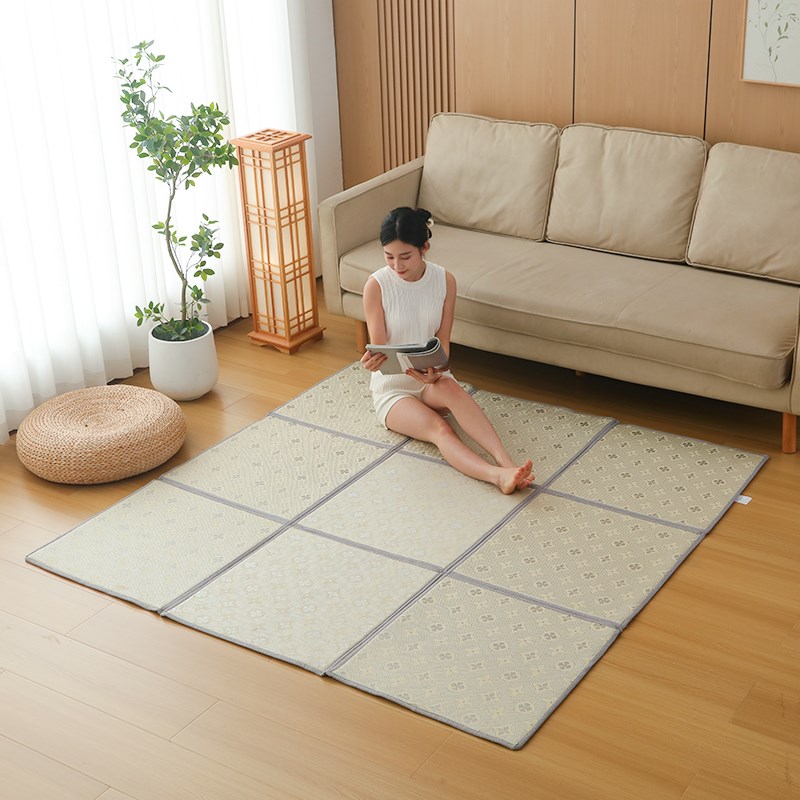 夏天打地铺睡垫神m器可折叠可收纳榻榻米床垫子夏季家用凉席地垫