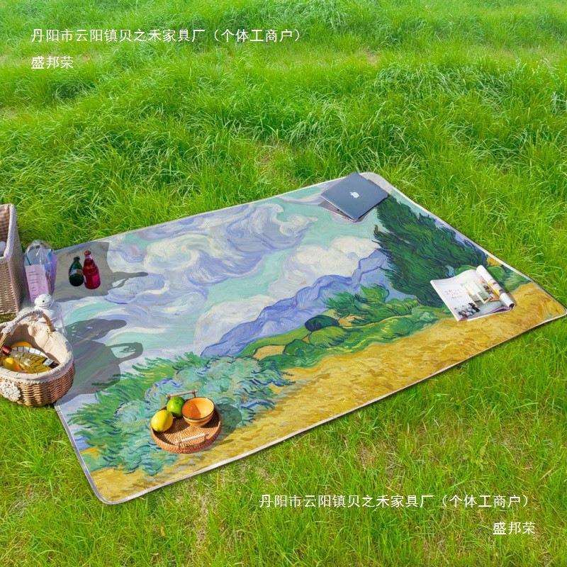 防潮野餐垫户外地垫出游露营野炊隔热坐垫便携郊外铺地布加厚
