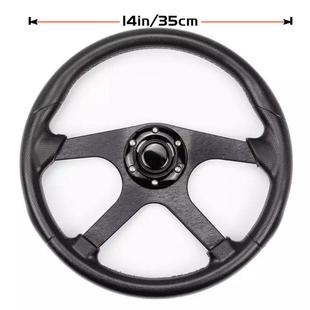 STEERING 通用方向盘赛车改装 WHEEL 14寸汽车改装 厂家直销