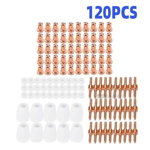 跨境PT31 温州40A等离子切割配件LG40电极喷嘴保护嘴分流器120PCS