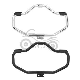 哈雷改装配件 XL883 1200 X48 72改装通用保险杠 保护杠 加厚带胶