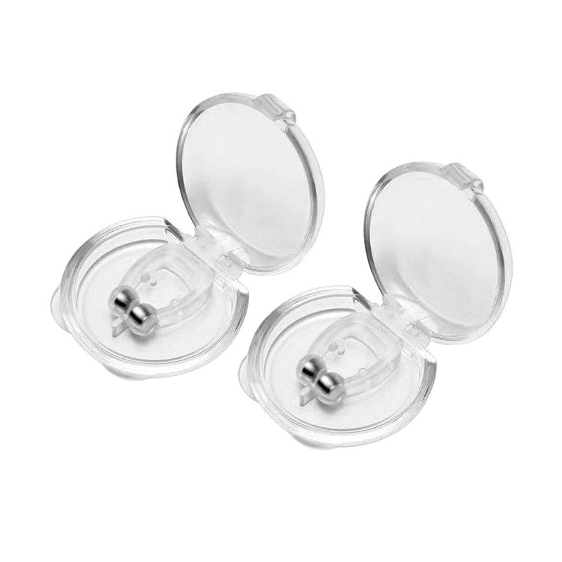 防打呼噜鼻夹止鼾鼻夹神器治鼻鼾透明神器男女通用磁吸止鼾器助眠