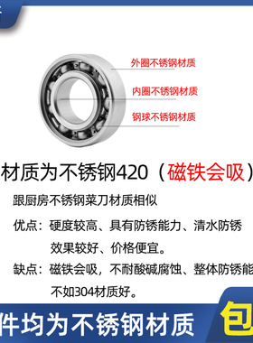 不锈钢球面轴承SUC204 SUC205 SUC206 SUC207 SUC208球面万向轴承
