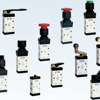 亚德客 M5HS110 M5HS210 M5HS-06-08 R-G-B机械阀五口二位