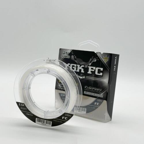 山口碳素线YGK FC碳线子线路亚前导线海矶钓耐磨鱼线100米50米