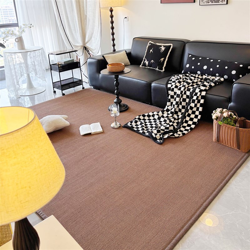 夏天凉竹编地毯防滑家p用卧室客厅凉席坐垫榻榻米地垫地铺四季通