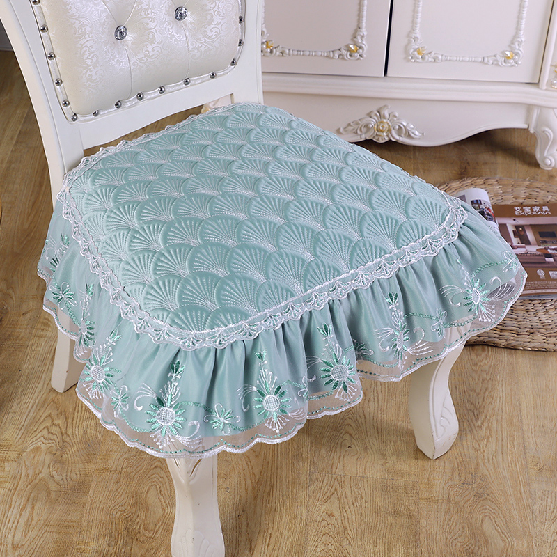 椅子垫子坐垫家用欧式餐椅垫四季通用防滑布艺餐桌椅X子套罩凳子
