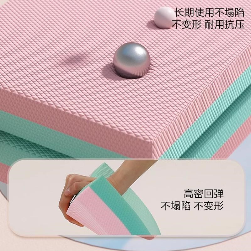 瑜伽平衡垫运动垫减震垫健腹轮专用跪垫平板支撑核心训练加厚泡沫