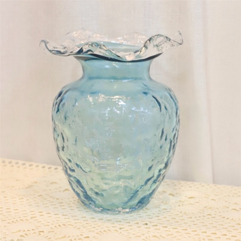 【浪花/夜光/波光/悠蓝/杨桃】中古风手工花瓶家居